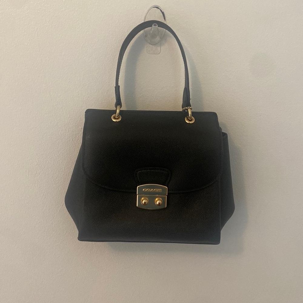 Small black satchel (coach)